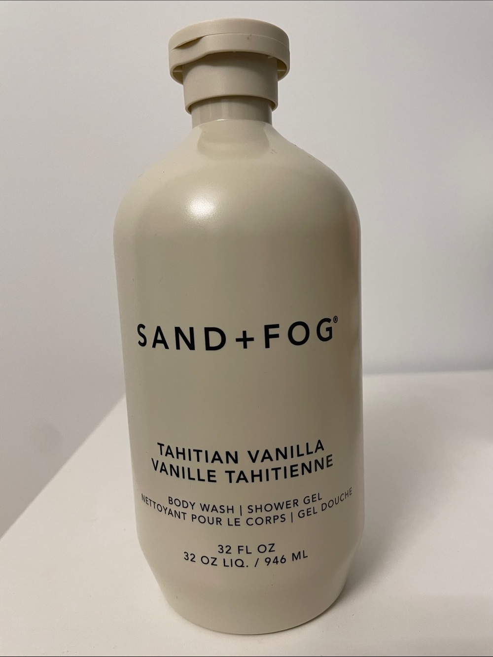 NWT SAND + FOG Tahitian Vanilla Body Wash | Shower Gel - 32 FL OZ